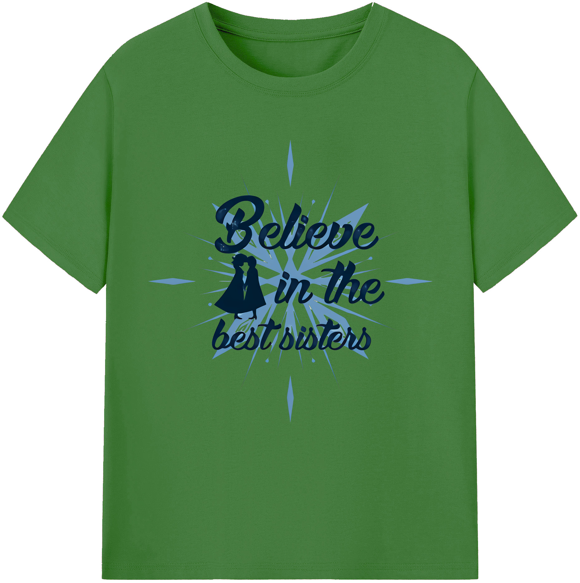 （画像用） アナと雪の女王 アンナ エルサ Frozen Anna Elsa レディースカジュアルプリントTシャツ（綿100％）